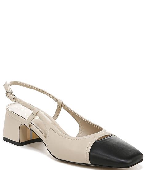 sam edelman cap toe slingback